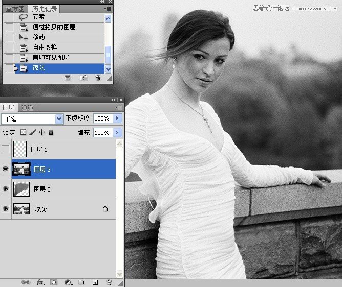 Photoshop给婚纱美女照片细节修身处理,PS教程,图老师教程网