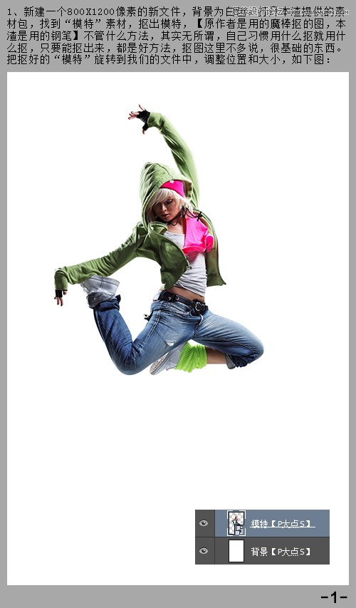 Photoshop设计时尚绚丽的舞者海报,PS教程,图老师教程网