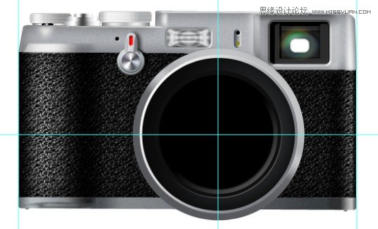 Photoshop详细绘制逼真的富士康相机,PS教程,图老师教程网
