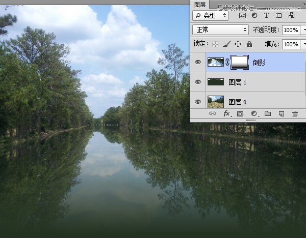 Photoshop利用置换滤镜制作水面倒影,PS教程,图老师教程网