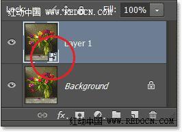 Photoshop把室内花屏花朵转化成水彩效果,PS教程,图老师教程网