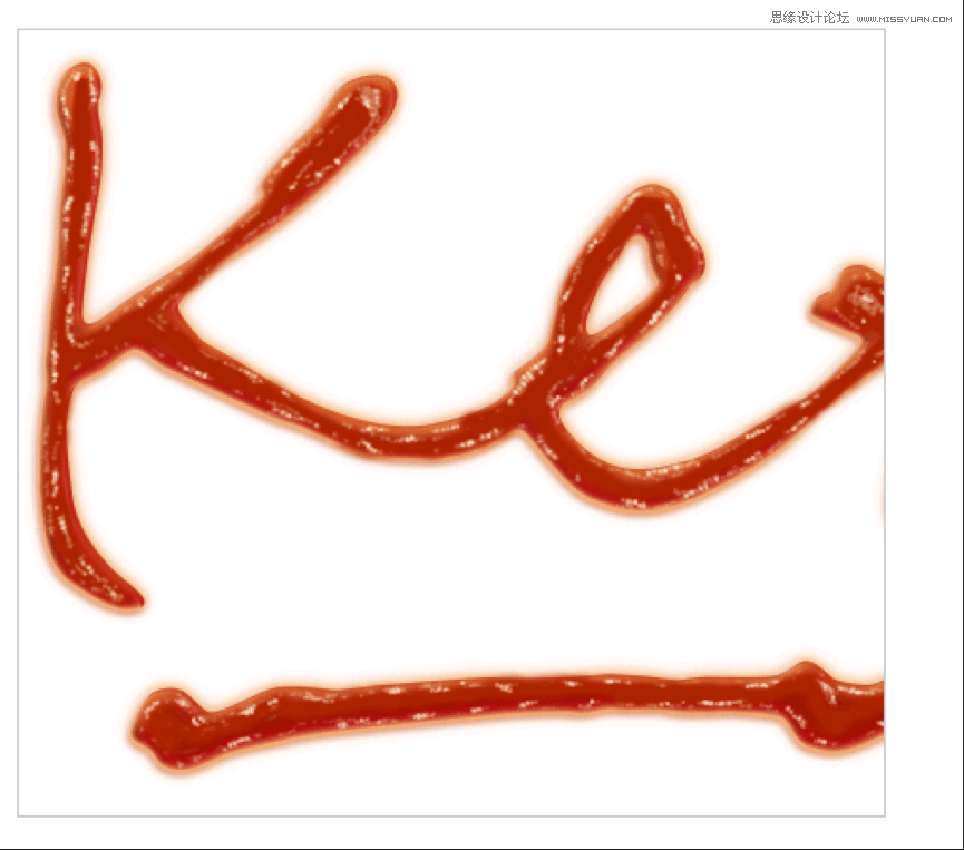 Photoshop制作超酷的番茄酱文字效果,PS教程,图老师教程网