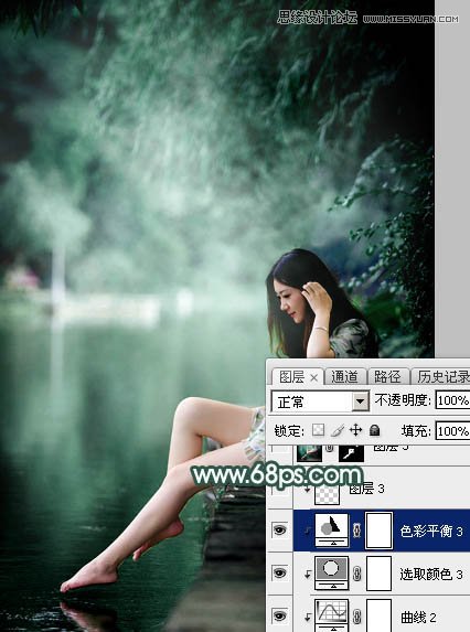 Photoshop调出清纯美女梦幻童话场景,PS教程,图老师教程网