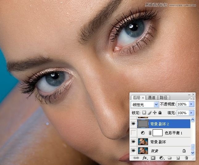 Photoshop给美女面部肤色超精细磨皮,PS教程,图老师教程网