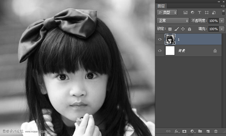 Photoshop把人像照片转化成素描效果,PS教程,图老师教程网