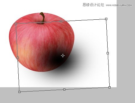 Photoshop绘制逼真可口的立体红富士,PS教程,图老师教程网