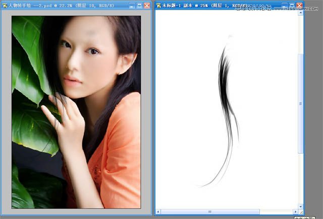 Photoshop给美女照片调出古典手绘效果,PS教程,图老师教程网