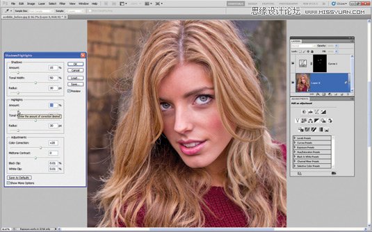 Photoshop把美女人像照片转化成手绘素描效果,PS教程,图老师教程网