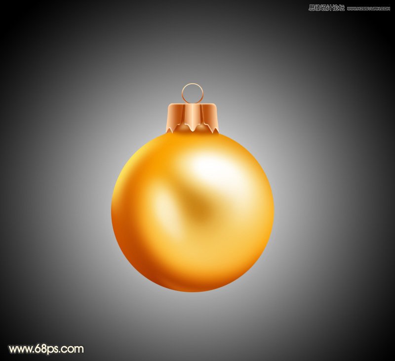 Photoshop绘制时尚的圣诞节彩球效果,PS教程,图老师教程网