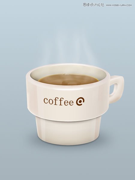 Photoshop绘制一杯香浓的热咖啡教程,PS教程,图老师教程网
