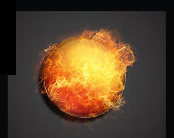Photoshop制作火焰燃烧效果的球体,PS教程,图老师教程网