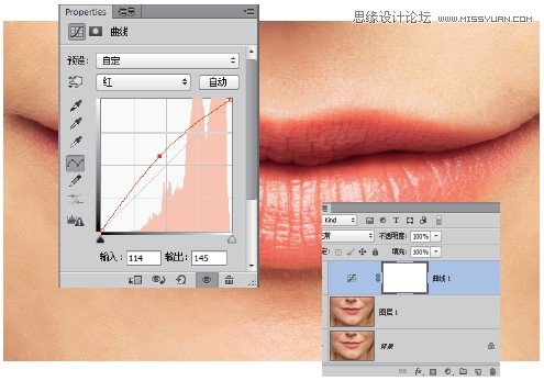 Photoshop快速的绘制迷人的美女唇印,PS教程,图老师教程网