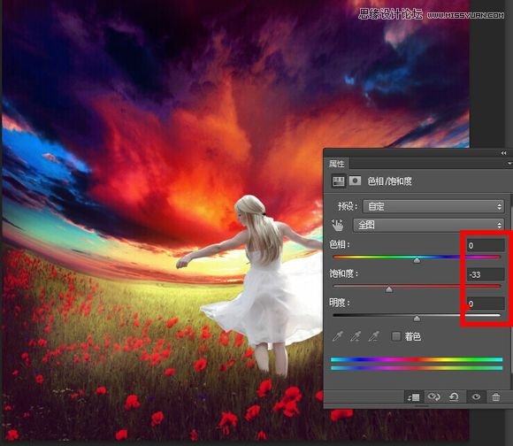 Photoshop合成玫瑰花园中奔跑的女孩,PS教程,图老师教程网