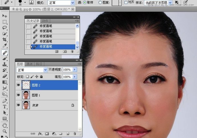 Photoshop详细解析为人像肤色去油光,PS教程,图老师教程网