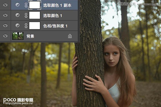 Photoshop调出森林人像秋季唯美艺术效果,PS教程,图老师教程网