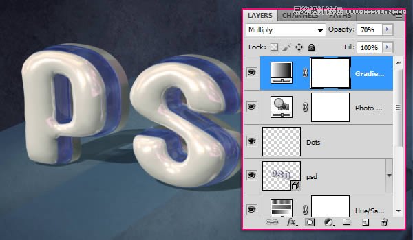 Photoshop创建有光泽的塑料3D文字教程,PS教程,图老师教程网