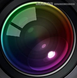 Photoshop绘制立体逼真的相机镜头教程,PS教程,图老师教程网