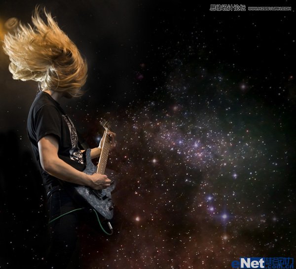 Photoshop设计炫彩的音乐主题海报,PS教程,图老师教程网