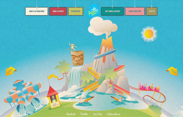精选国外精致的插画网站设计欣赏,PS教程,图老师教程网