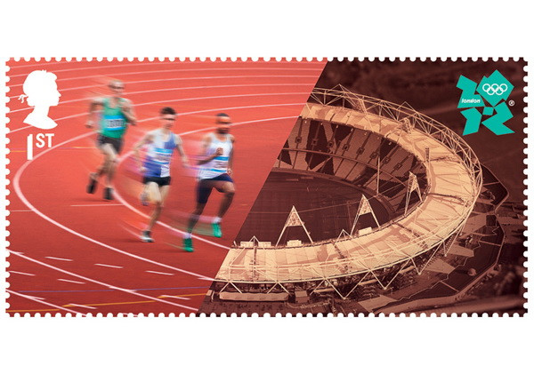 2012伦敦奥运会邮票设计欣赏,PS教程,图老师教程网