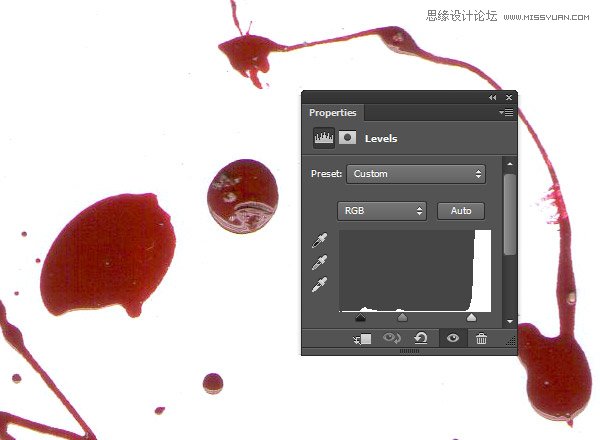 Photoshop纯手工制作高清晰血迹喷溅笔刷,PS教程,图老师教程网