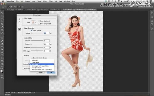 Photoshop使用画笔制作人像飘逸流体效果,PS教程,图老师教程网