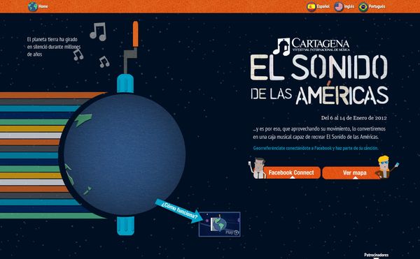 34个国外优秀的音乐主题网站作品,PS教程,图老师教程网