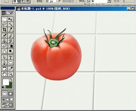 Photoshop鼠绘逼真的西红柿教程,PS教程,图老师教程网
