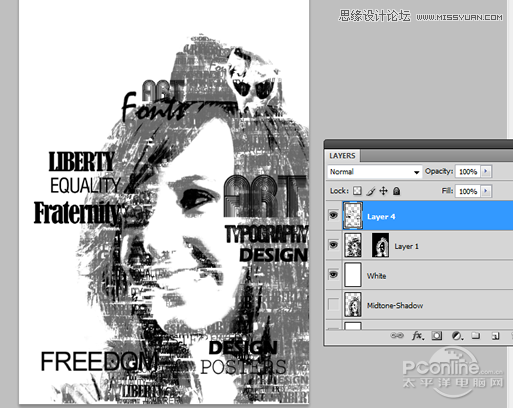 Photoshop制作时尚风格文艺海报教程,PS教程,图老师教程网