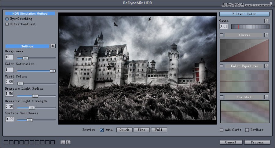 Photoshop调出城堡照片哥特式恐怖场景,PS教程,图老师教程网