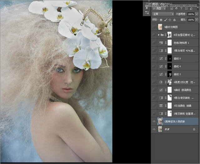 Photoshop调出美女模特照片梦幻暖色调,PS教程,图老师教程网