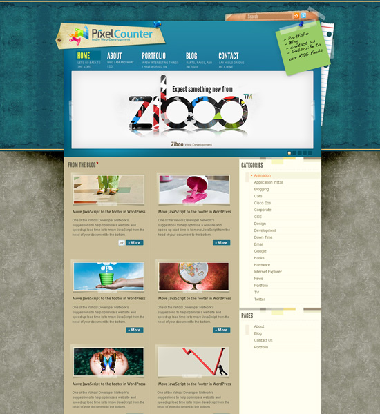 48张漂亮的网页界面设计欣赏,PS教程,图老师教程网