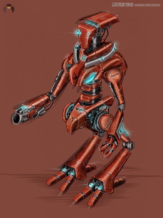 3DMAX制作超酷的外星机器人,PS教程,图老师教程网