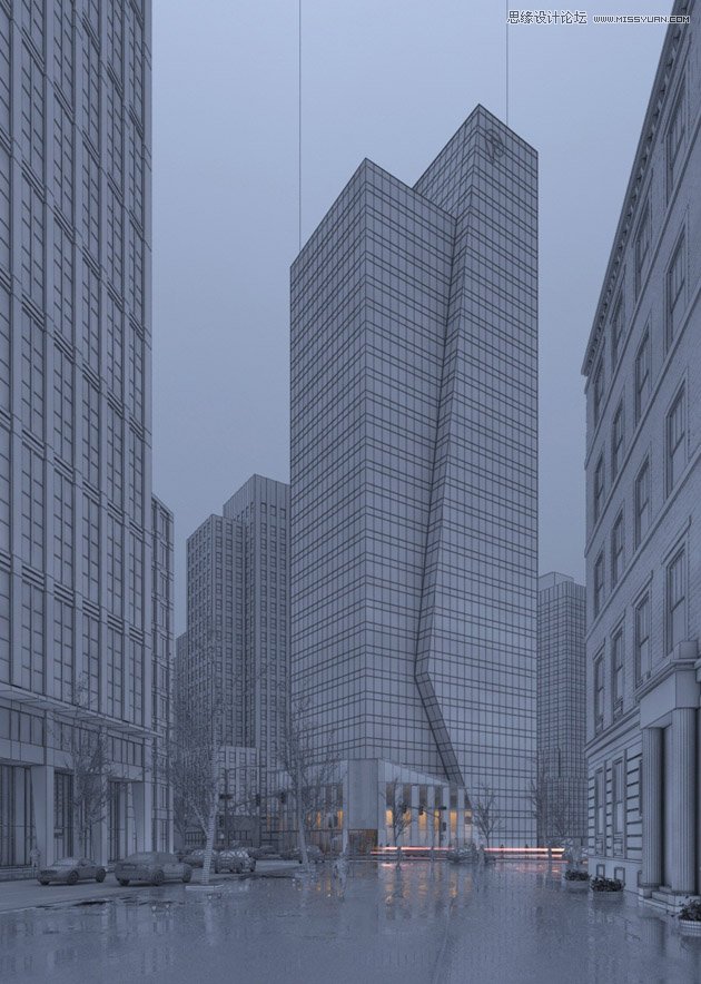 3dmax制作逼真的城市高楼大厦教程,PS教程,图老师教程网
