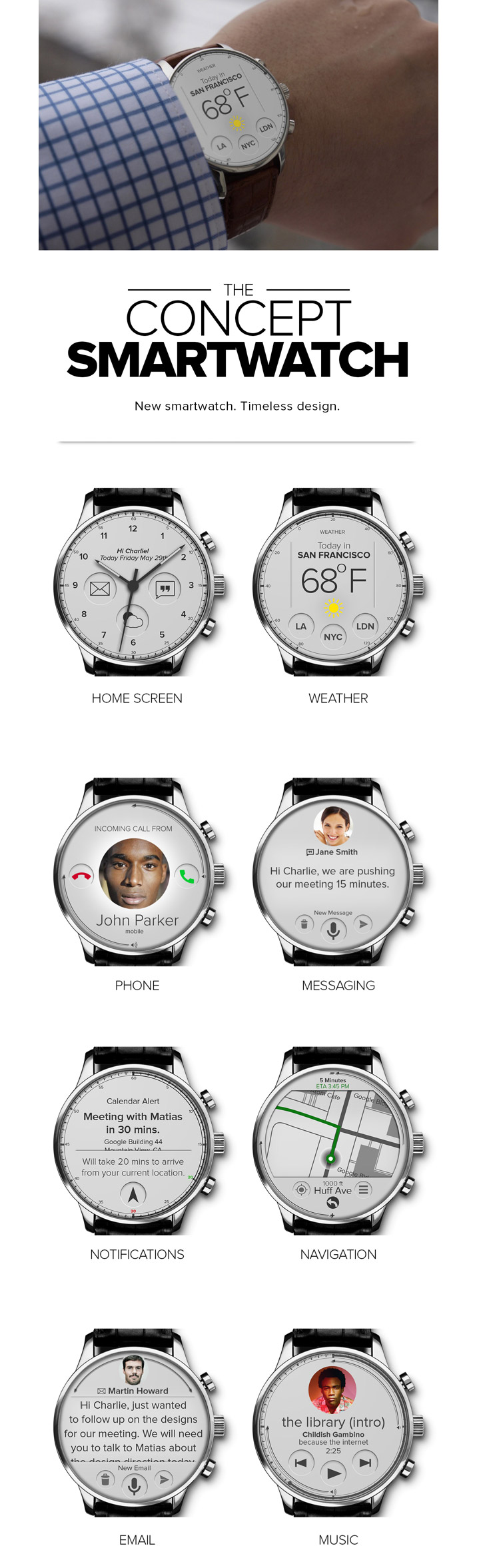 20个值得学习的智能手表UI设计欣赏,PS教程,图老师教程网