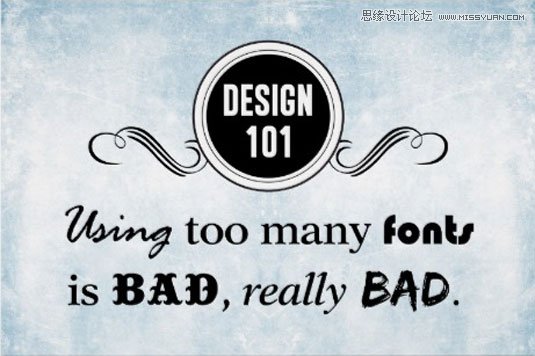 浅谈13条设计师常犯的设计错误,PS教程,图老师教程网