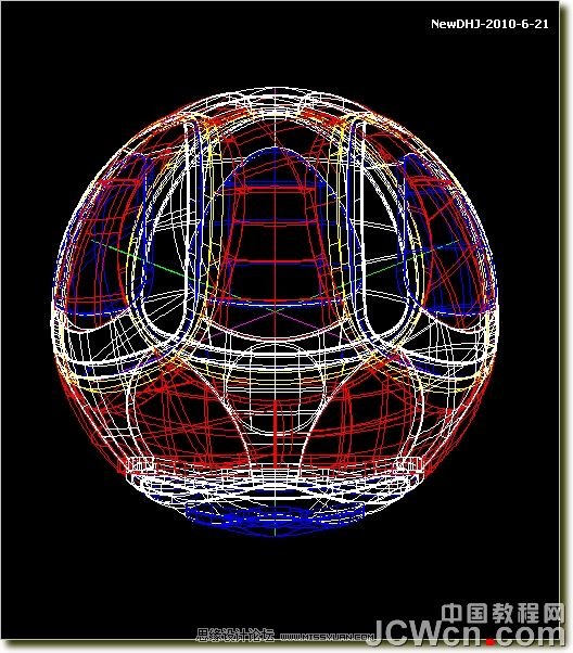 AutoCAD三维教程：南非世界杯足球的画法及渲染,PS教程,图老师教程网