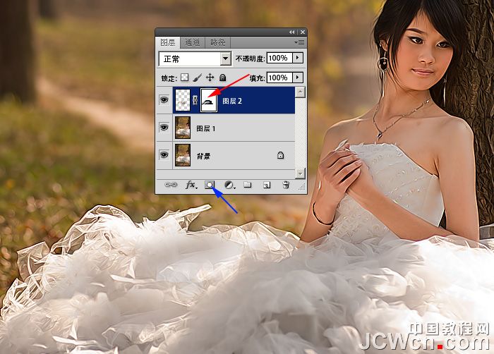 Photoshop修复曝光过度的婚纱照,PS教程,图老师教程网