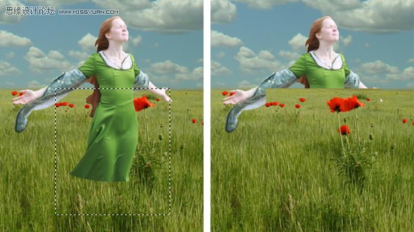 Photoshop合成草原上美丽的场景,PS教程,图老师教程网