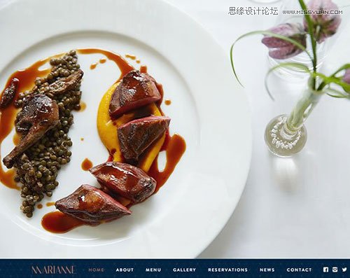 11个美味的餐厅和美食网站设计欣赏,PS教程,图老师教程网