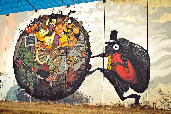 20个惊叹十足的街头墙绘作品欣赏,PS教程,图老师教程网