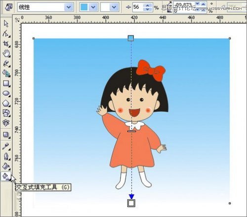 Coreldraw绘制樱桃小丸子儿童节插画,PS教程,图老师教程网