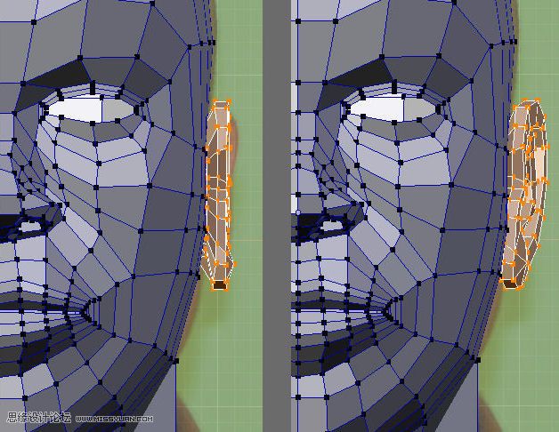 3Dmax建模教程：简单制作逼真耳朵模型,PS教程,图老师教程网