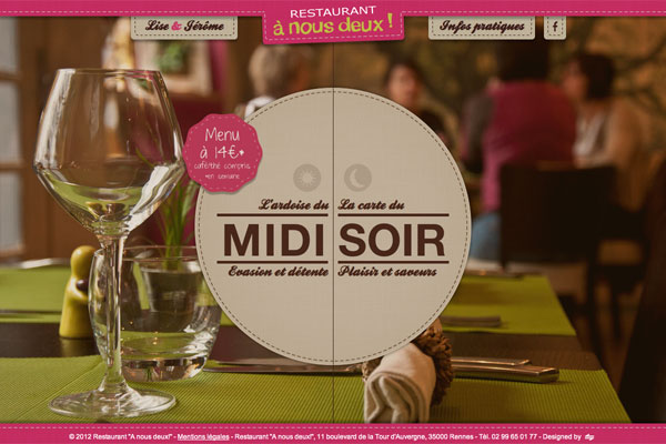 15个色香味俱全的餐厅网站设计欣赏,PS教程,图老师教程网