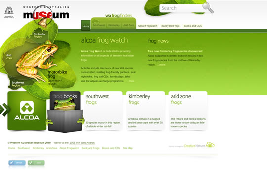50张绿色低碳网站设计欣赏,PS教程,图老师教程网