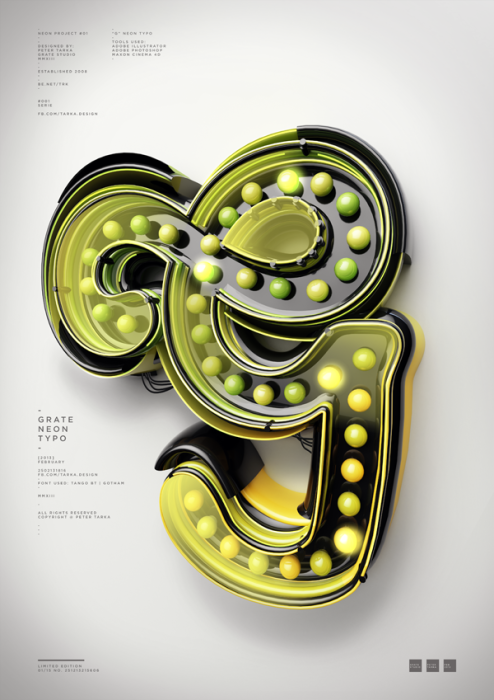 30个瞠目结舌的3D字体设计欣赏,PS教程,图老师教程网