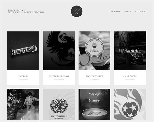 21个黑白灰搭配的网页设计案例,PS教程,图老师教程网