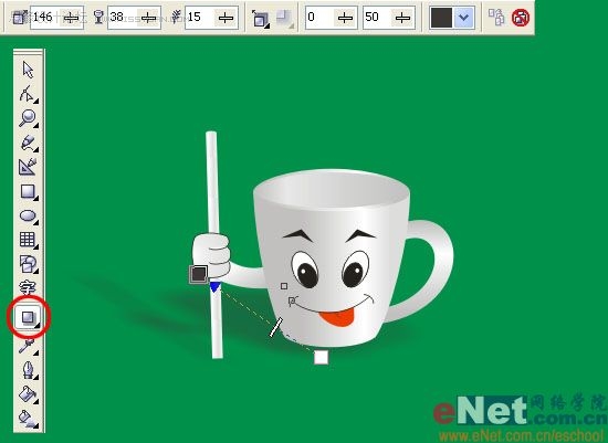Coreldraw打造可爱俏皮的卡通杯子,PS教程,图老师教程网