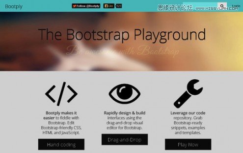 40个有用的Bootstrap工具和WEB开发工具,PS教程,图老师教程网