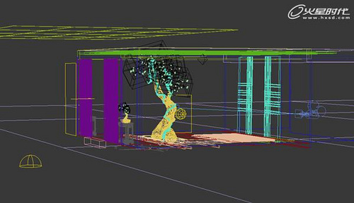 3D MAX教程：树屋室内效果图制作流程解析,PS教程,图老师教程网